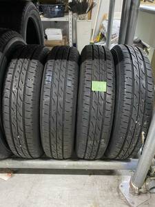 ●○【6】145/80R13 【中古タイヤ４本セット】 ブリヂストン ネクストリー 【送料無料】 サマータイヤ 2021年製○●