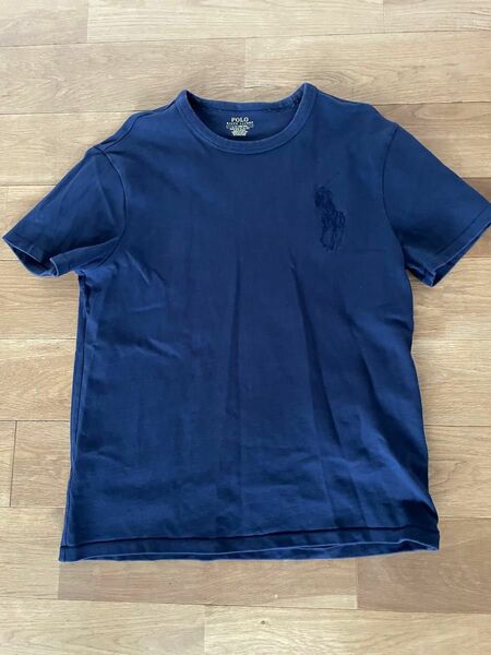 POLO ラルフローレン RALPH LAUREN Tシャツ コットン　ネイビー