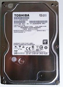 TOSHIBA　DT01ACA100　1TB