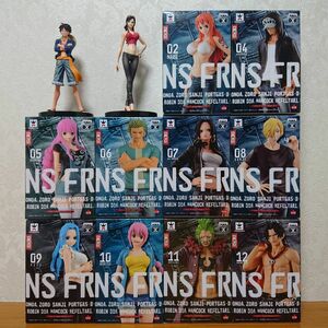 ワンピース ONEPIECE フィギュア JEANS FREAK フルコンプ ルフィ ゾロ ナミ サンジ ロー プライズ 全12種