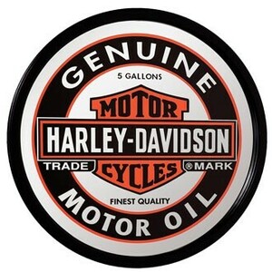 HARLEY-DAVIDSON ハーレーダビッドソン ＜オイルカン＞ミラー （丸型 ） HDL-15216 インテリア 装飾 アメ