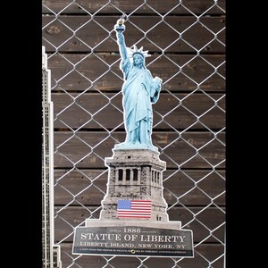 アメリカンスティールサイン「Statue of Liverty」 PS-325 自由の女神 ニューヨーク メタルサイン 看板 アメ