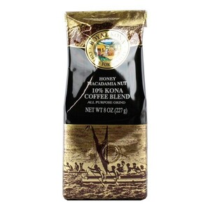 ロイヤルコナコーヒー ハニーマカダミアナッツ 227g （8oz ） ROYAL KONA COFFEE コーヒー豆 （豆挽き済