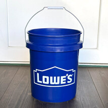 LOWE'S ロウズ 5ガロンバケツ ブルー 約19リットル アメリカ製 アメリカン雑貨_画像6