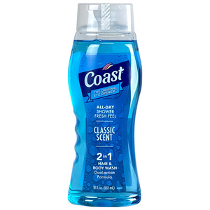.. about . refreshing body soap COAST coast 2in1 hair -& body woshu532ml daily necessities men's America made a