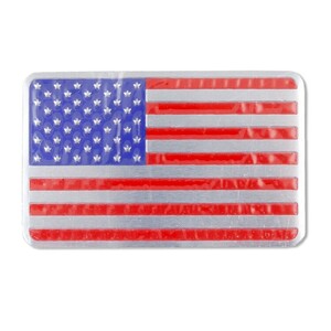 ステッカー 車 シール アルミステッカー USAフラッグ アメリカ国旗 縦5×横8cm 星条旗 カーアクセサリー アメリカン雑貨