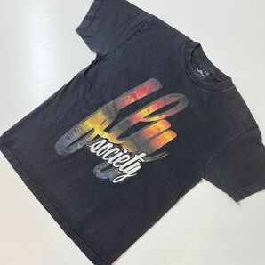 US 輸入　Tシャツ　Fly society ブラック　黒　Mサイズ　古着　希少　ヴィンテージ