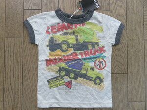 【新品】Blue mart車柄半袖Tシャツ　１１０