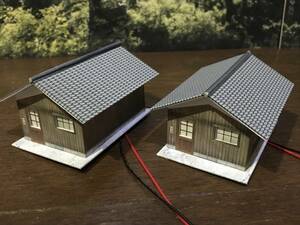 [建物]　ＨＯ　簡素な住宅　2件　自作品