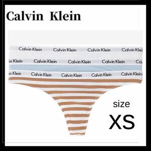 (カルバンクライン) Tバック ショーツ パンツ XS 3枚セット CALVIN KLEIN