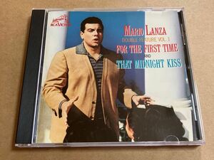 CD MARIO LANZA / DOUBLE FEATURE VOL.1 FOR THE FIRST TIME & THAT MIDNIGHT KISS 60516-2RG マリオ・ランザ ジャケットツメ跡