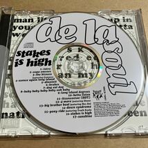 CD DE LA SOUL デ・ラ・ソウル / STAKES IS HIGH SRCS7997 国内ライナー付き 帯無し ジャケットツメ跡あり 検:JAY DEE : J DILLA_画像3