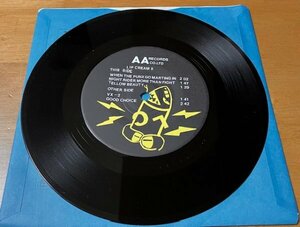 ジャケットなし レコードのみ LIP CREAM リップクリーム / NIGHT RIDER MORE THAN FIGHT AA-007 (AA-008) AA RECORDS