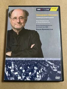 DVD ROGER NORRINGTON / JOHANNES BRAHMS COMPLETE SYMPHONIES 93.903 ロジャー・ノリントン ブラームス NTSC/リージョン0 ケーススレ