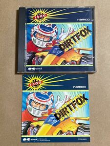 CD DIRTFOX ダートフォックス サウンドトラック PCCB00013 SCITRON ナムコ NAMCO 帯無し ケーススレ ジャケット、ステッカー、解説小傷み