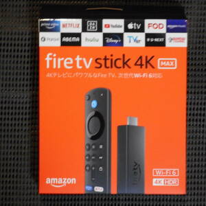 Amazon Fire TV Stick 4K Max (マックス) 第1世代 （第3世代）ストリーミングメディアプレイヤー 【2021年発売】