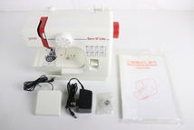 ★JANOME JA525 Sew D’Lite ミシン 本体 ハンドクラフト 手工芸 電動ミシン 裁縫 手工芸 箱付 家庭用ミシン コンパクト 010JNAJA05_画像4