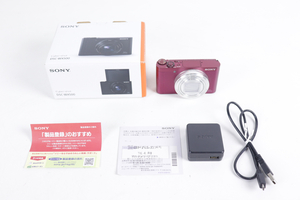 SONY Cyber-shot DSC-WX500 3.5-6.4/4.1-123 ソニー コンパクト デジタルカメラ レッド系 撮影 趣味 箱付き 020JSJJH39