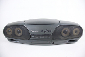 【ジャンク】Panasonic RX-DT707 COBRA TOP パナソニック CD ラジカセ リモコン無し 電池式 単一形乾電池 アンティーク 003JHFJH05