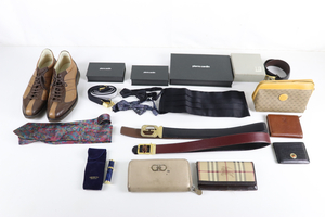 ブランド 小物 GUCCI BURBERRY pierrecardin DURBAN dunhill Cartier ベルト 財布 靴 ネクタイ ポーチ 005JYNJO87