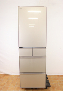 【動作OK】 HITACHI R-HWS47RL(XW) 日立ノンフロン冷凍冷蔵庫 左開き 470L 2023年製 家電 大型 日本国内家庭用 070JKZJH54