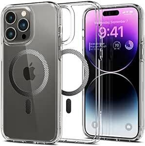 Spigen iPhone14ProMax ケース MagSafe対応 マグネット搭載 黄変なし 2重構造 米軍MIL規格取得 耐