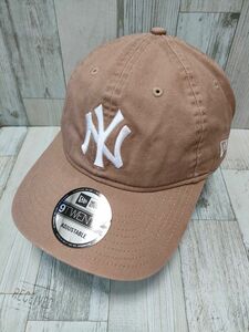 NEW ERA 9TWENTY ヤンキース ベージュ キャップ ニューエラ