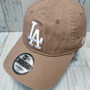 NEW ERA 9TWENTY ドジャース ベージュ キャップ ニューエラ