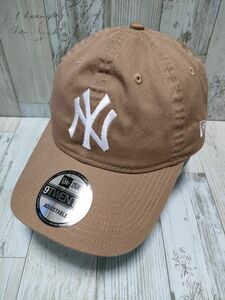 NEW ERA 9TWENTY ヤンキース ベージュ キャップ ニューエラ