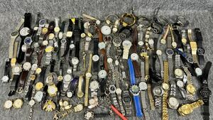 腕時計100個まとめセット クオーツ 機械式 手巻 懐中時計 SEIKO ALBA セイコーアルバ オリエント casio カシオ デジタル アナログ ジャンク