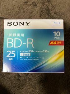 録画用BD-R 6倍速 10枚 10BNR1VJPS6