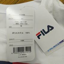 FILA フィラ 半袖 レディース M ホワイト 冷感 UV Tシャツ 吸水 吸熱 速乾 412-655 トレーニング ランニング ジム フィットネス　_画像7