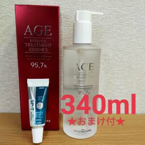 おまけ付♪　フロムネイチャー AGE インテンス トリートメントエッセンス 化粧水 340ml 