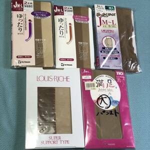 【未使用】レディース　JM-L　ゆったりふくよかサイズ　パンティストッキング・タイツ　セットまとめ