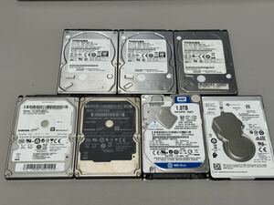 【ジャンク】2.5インチ HDD ハードディスク 1TB 7個セット D【送料無料】