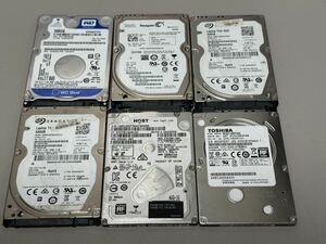 【ジャンク】2.5インチ HDD ハードディスク 500GB 6個セット G