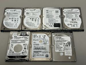 【ジャンク】2.5インチ HDD ハードディスク 500GB 7個セット I【送料無料】