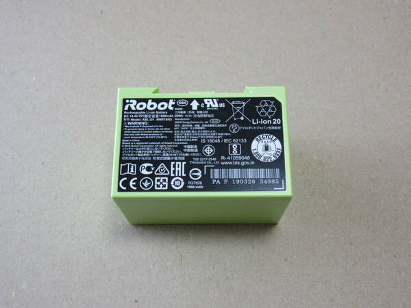 iRobot ルンバ 純正 リチウムイオンバッテリー i3,e5,i7,i7+用 正規品