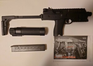 KWA B&T TP9 ガスブローバック サプレッサー付き 検) KSC MP9 VFC WE 東京マルイ US Marshal マーシャル 9mm