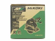n4104 【未使用】HiKOKI ハイコーキ マルチボルト 36V コードレス丸のこ C3605DA(SK)(NNB) [098-240518]_画像4