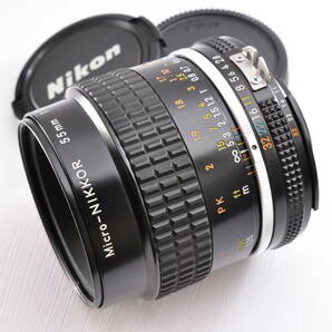 Nikon Ai-S Micro NIKKOR 55mm F2.8 55/1:2.8 ニコン AISマイクロニッコール MFレンズ #1387の画像1