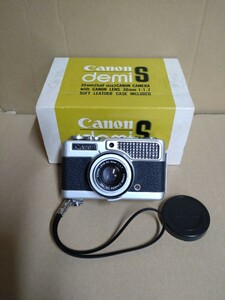 Canon demi S フィルムカメラ キヤノン　デミS ハーフカメラ　30mm1:1.7 昭和　レトロ　当時物