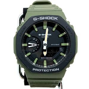 G-SHOCK ジーショック 【men1261D】 CASIO カシオ 腕時計 GA-2110SU-3AJF カーキグリーン ブラック アナデジ クォーツ メンズ GB