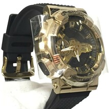 G-SHOCK ジーショック 【men1296D】 CASIO カシオ 腕時計 GM-110G-1A9 アナデジ デジアナ メンズ 未使用 タグ付き ゴールド ブラック GB_画像9