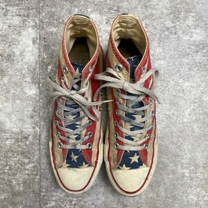 CONVERSE 【men391U】 90's ALL STAR HI 星条旗 USA製 コンバース オールスター ハイカットスニーカー アメリカ国旗 ヴィンテージ 391U AG