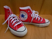 【新品未使用】 コンバース converse 1CL224 23cm　ALL STAR オールスター100 ユニセックス ハイカットスニーカー レッド★ｋ8_画像1