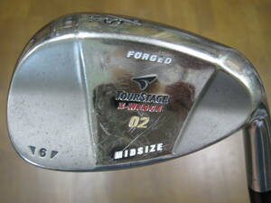 中古ＢＳ　ツアーステージ　Ｘ－ＷＥＤＧＥ　０２　ＦＯＲＧＥＤ　ＭＩＤ　ＳＩＺＥ　ＰＳウエッジ　ＴＳＩ－ＷＥＤＧＥ　カーボンシャフト