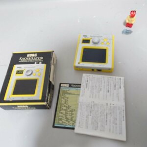 korg kaossilator ko-1 Korg KO-1 KAOSSILATOR yellow dynamic fre-z synthesizer box attaching operation unknown goods free shipping *