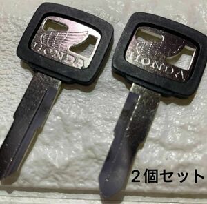 【新品セール価格】HONDA ホンダロゴ 額縁タイプ ブランクキー 旧タイプ リプロ品 新品2個セット