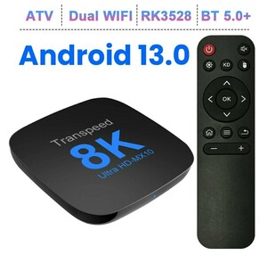 新品未使用！4G+64G android 13 OTA アップグレード TV ボックス　送料無料 スマートTVBOXアプリ付